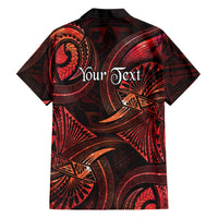 Personalised Polynesia Zodiac Scorpio Family Matching Short Sleeve Bodycon Dress and Hawaiian Shirt Galaxy Polynesian Pattern Chest Tattoo Style