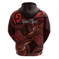 Personalised Polynesia Zodiac Scorpio Hoodie Galaxy Polynesian Pattern Chest Tattoo Style