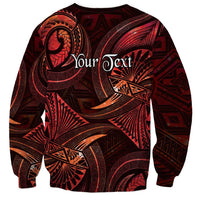 Personalised Polynesia Zodiac Scorpio Sweatshirt Galaxy Polynesian Pattern Chest Tattoo Style