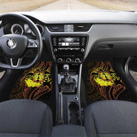 Kia Orana Kuki Airani Car Mats Cook Islands Tangaroa God Tatau Gold