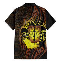 Kia Orana Kuki Airani Family Matching Mermaid Dress and Hawaiian Shirt Cook Islands Tangaroa God Tatau Gold LT14 - Polynesian Pride