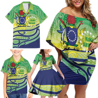 Te Maeva Nui Cook Islands Family Matching Off Shoulder Short Dress and Hawaiian Shirt 60th Independence Anniversary Proud LT14 - Polynesian Pride