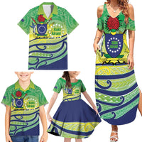 Te Maeva Nui Cook Islands Family Matching Summer Maxi Dress and Hawaiian Shirt 60th Independence Anniversary Proud LT14 - Polynesian Pride