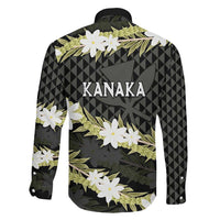 Born And Raised Aloha Hawaii Family Matching Mermaid Dress and Hawaiian Shirt Kanaka Kakau Hawaiian Tiare Pakalana Lei LT14 - Polynesian Pride