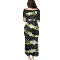 Born And Raised Aloha Hawaii Family Matching Puletasi and Hawaiian Shirt Kanaka Kakau Hawaiian Tiare Pakalana Lei LT14 - Polynesian Pride