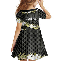 Born And Raised Aloha Hawaii Family Matching Tank Maxi Dress and Hawaiian Shirt Kanaka Kakau Hawaiian Tiare Pakalana Lei LT14 - Polynesian Pride