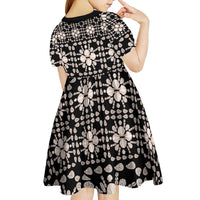 Aloha Hawaii Shell Quilt Kid Short Sleeve Dress Seamless Style - Polynesian Pride