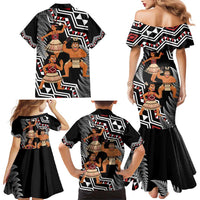 Aotearoa Kapa Haka Family Matching Mermaid Dress and Hawaiian Shirt 2025 Festival - Traditional Maori Dance LT14 - Polynesian Pride
