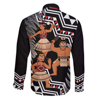 Aotearoa Kapa Haka Family Matching Off Shoulder Maxi Dress and Hawaiian Shirt 2025 Festival - Traditional Maori Dance LT14 - Polynesian Pride