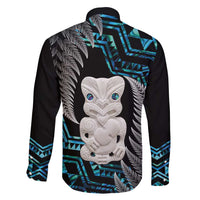 Aotearoa Taniko Paua Shell With Hei Tiki Family Matching Off Shoulder Short Dress and Hawaiian Shirt