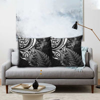 New Zealand Lizard Pillow Cover Silver Fern Aotearoa Maori - Polynesian Pride