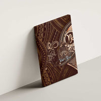 Personalised Polynesia Zodiac Capricorn Canvas Wall Art Galaxy Polynesian Pattern Chest Tattoo Style