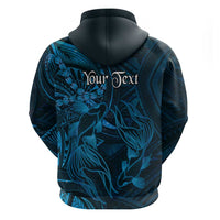 Personalised Polynesia Zodiac Pisces Hoodie Galaxy Polynesian Pattern Chest Tattoo Style