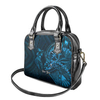 Personalised Polynesia Zodiac Pisces Shoulder Handbag Galaxy Polynesian Pattern Chest Tattoo Style