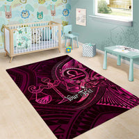 Personalised Polynesia Zodiac Libra Area Rug Galaxy Polynesian Pattern Chest Tattoo Style