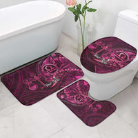 Personalised Polynesia Zodiac Libra Bathroom Set Galaxy Polynesian Pattern Chest Tattoo Style