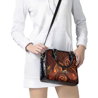 Personalised Polynesia Zodiac Leo Shoulder Handbag Galaxy Polynesian Pattern Chest Tattoo Style