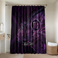 Personalised Polynesia Zodiac Virgo Bathroom Set Galaxy Polynesian Pattern Chest Tattoo Style