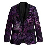 Personalised Polynesia Zodiac Virgo Blazer Galaxy Polynesian Pattern Chest Tattoo Style