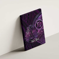 Personalised Polynesia Zodiac Virgo Canvas Wall Art Galaxy Polynesian Pattern Chest Tattoo Style