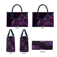 Personalised Polynesia Zodiac Virgo Leather Bag Galaxy Polynesian Pattern Chest Tattoo Style