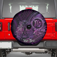 Personalised Polynesia Zodiac Virgo Spare Tire Cover Galaxy Polynesian Pattern Chest Tattoo Style