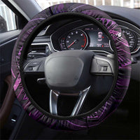 Polynesia Zodiac Virgo Steering Wheel Cover Galaxy Polynesian Pattern Chest Tattoo Style
