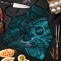 Personalised Polynesia Zodiac Sagittarius Apron Galaxy Polynesian Pattern Chest Tattoo Style