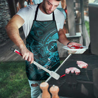 Personalised Polynesia Zodiac Sagittarius Apron Galaxy Polynesian Pattern Chest Tattoo Style