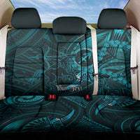 Personalised Polynesia Zodiac Sagittarius Back Car Seat Cover Galaxy Polynesian Pattern Chest Tattoo Style