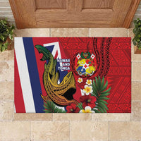 Hawaii And Tonga Rubber Doormat Shark Tattoo With Tongan Coat Of Arms