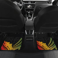 Personalised Vanuatu Independence Day Car Mats July 30 Pig Tusk Long God Yumi Stanap LT14 Set 2pcs - Back Black - Polynesian Pride