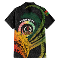 Personalised Vanuatu Independence Day Family Matching Puletasi and Hawaiian Shirt July 30 Pig Tusk Long God Yumi Stanap LT14 - Polynesian Pride
