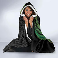 Personalised Vanuatu Independence Day Hooded Blanket July 30 Pig Tusk Long God Yumi Stanap LT14 - Polynesian Pride