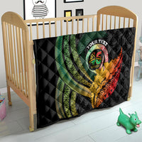Personalised Vanuatu Independence Day Quilt July 30 Pig Tusk Long God Yumi Stanap LT14 - Polynesian Pride