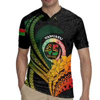 Personalised Vanuatu Independence Day Rugby Jersey July 30 Pig Tusk Long God Yumi Stanap