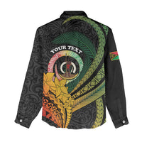 Personalised Vanuatu Independence Day Women Casual Shirt July 30 Pig Tusk Long God Yumi Stanap LT14 - Polynesian Pride