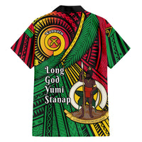 Halo Vanuatu Family Matching Puletasi and Hawaiian Shirt Happy 46th Independence Anniversary LT14 - Polynesian Pride