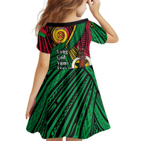 Halo Vanuatu Family Matching Summer Maxi Dress and Hawaiian Shirt Happy 46th Independence Anniversary LT14 - Polynesian Pride