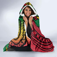 Halo Vanuatu Hooded Blanket Happy 46th Independence Anniversary LT14 - Polynesian Pride
