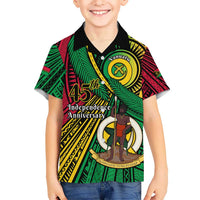 Halo Vanuatu Kid Hawaiian Shirt Happy 45th Independence Anniversary