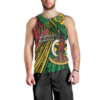 Halo Vanuatu Men Tank Top Happy 46th Independence Anniversary LT14 - Polynesian Pride