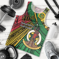 Halo Vanuatu Men Tank Top Happy 46th Independence Anniversary LT14 - Polynesian Pride