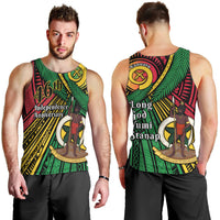 Halo Vanuatu Men Tank Top Happy 46th Independence Anniversary LT14 - Polynesian Pride