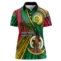Halo Vanuatu Women Polo Shirt Happy 45th Independence Anniversary