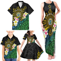 Lalawigan ng Palawan Family Matching Tank Maxi Dress and Hawaiian Shirt Philippines Province Land of Promise LT14 - Polynesian Pride