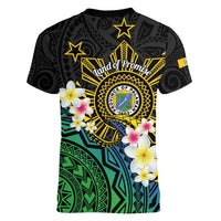 Lalawigan ng Palawan Women V-Neck T-Shirt Philippines Province Land of Promise