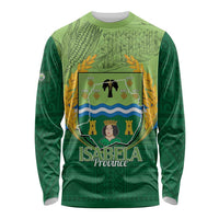 Isabela Philippines Long Sleeve Shirt Queen Province Of The North LT14 Unisex Green - Polynesian Pride