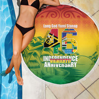 Vanuatu Indipendens Dei Beach Blanket Yumi 46th Independence Anniversary