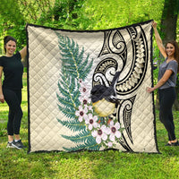 Endemic Tomtit New Zealand Quilt Miromiro Manuka Silver Fern Maori Pattern